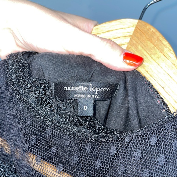 NANETTE LEPORE - Adela Floral-Jacquard Sleeveless Dress - Women’s Size 0 - Picture 7 of 9